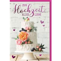 Hochzeitskarten Vermählung Glückwunschkarte mit...
