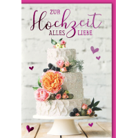Hochzeitskarten Vermählung Glückwunschkarte mit...