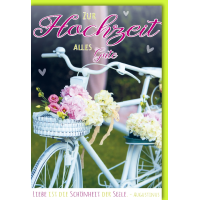 Hochzeitskarten Vermählung Glückwunschkarte mit...