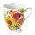 A - Becher – Mug 0,25 L - Fine Bone China - Format: Ø 7,5 cm x 10 cm – 1 Becher pro Packung -  Sunny Flowers Cream – sonnige Blumen creme