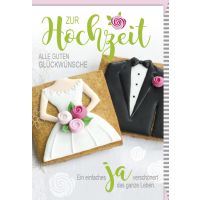 Hochzeitskarten Vermählung Glückwunschkarte mit...