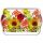 A Tray Melamine Tablett 13 x 21 cm Sunny Flowers Cream Sonnenblumen