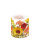 Kerze klein – Candle small – Format: Ø 7,5 cm x 9 cm – Brenndauer: 35 Std. - 1 Kerze pro Packung - Sunny Flowers Cream - Sonnenblumen