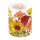 Kerze gross – Candle Big – Format: Ø 12 cm x 10 cm – Brenndauer: 75 Std. - 1 Kerze pro Packung - Sunny Flowers Cream - Sonnenblumen
