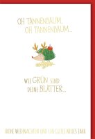 Weihnachten - Glückwunschkarte im Format 11,5 x 17...
