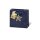 Geschenktüte - Geschenktasche - CD-Format - 14,5x15x6 cm - Dekor: Blue Starlight