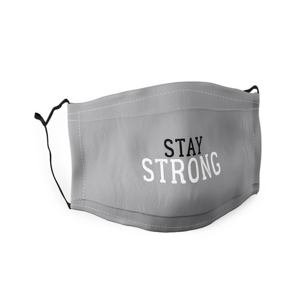 Gute Laune Maske - "Stay Strong" - Schutzmaske - Gesichtsmaske - Atemschutzmaske - Geschenke für Dich