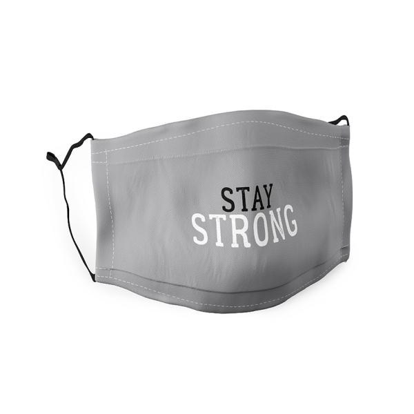Gute Laune Maske - "Stay Strong" - Schutzmaske - Gesichtsmaske - Atemschutzmaske - Geschenke für Dich
