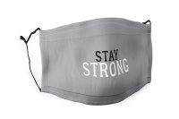 Gute Laune Maske – "Stay Strong" - Schutzmaske - Gesichtsmaske - Atemschutzmaske - Geschenke für Dich