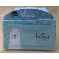 Gute Laune Maske - "be happy" - Schutzmaske -...