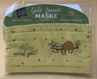 Gute Laune Maske - "Alles wird gut!" - Schutzmaske - Gesichtsmaske - Atemschutzmaske - Geschenke für Dich