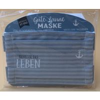 Gute Laune Maske - "Geniesse das Leben" -...