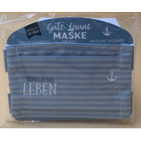 Gute Laune Maske - "Geniesse das Leben" -...