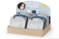 Gute Laune Masken Sortiment -  Maritim - Schutzmasken sortiert - Gesichtsmasken - Atemschutzmasken - Geschenke für Dich - 36 Stück - UVP: € 250,20