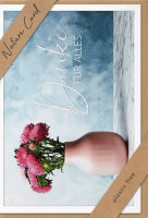 Danke – Nature Cards – unverpackt - Glückwunschkarte im Format 11,5 x 17,5 cm mit Briefumschlag - Blumenvase