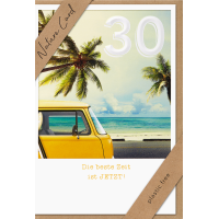 30. Geburtstag Nature Cards unverpackte...