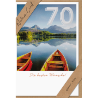 70. Geburtstag Nature Cards unverpackte...