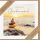 Allgemeine Wünsche Nature Cards Quadratische unverpackte Glückwunschkarte mit Umschlag Steinstapel am Strand