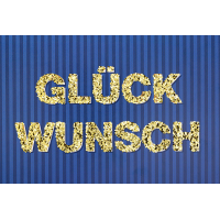 Allgemeine Wünsche Glückwunsch Glitzer Bling...