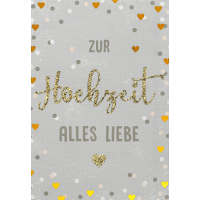 Hochzeit Vermählung Glückwunschkarte mit...