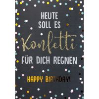 Geburtstag Bling Bling Glückwunschkarte mit Umschlag...