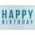 A Geburtstag Bling Bling Glückwunschkarte mit Umschlag Happy Birthday blau