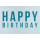 A Geburtstag Bling Bling Glückwunschkarte mit Umschlag Happy Birthday blau