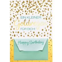 Geldkarte Glückwunschkarte mit Umschlag und...