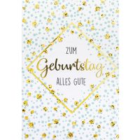 Geburtstag Bling Bling Glückwunschkarte mit Umschlag...
