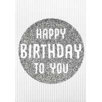 Geburtstag Bling Bling Glückwunschkarte mit Umschlag...