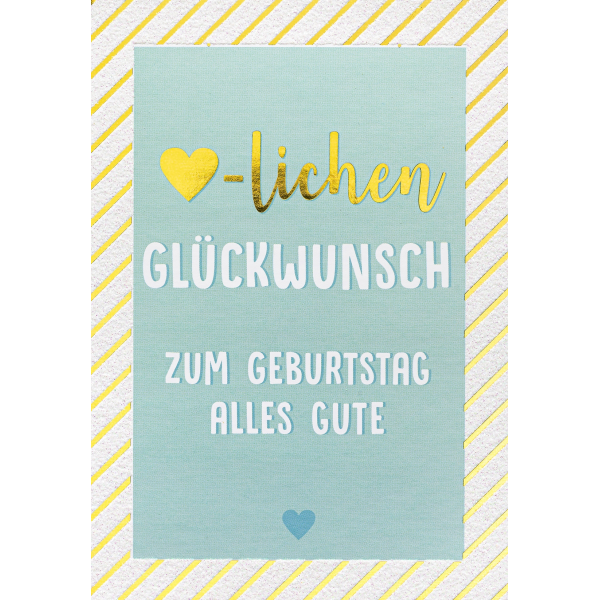 Geburtstag Bling Bling Glückwunschkarte mit Umschlag Herzlichen Glückwunsch Zum Geburtstag alles Gute