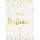 A Geburtstag Bling Bling Glückwunschkarte mit Umschlag Happy Birthday gold Punkte