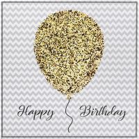 A Geburtstag Bling Bling quadratische...