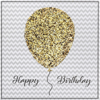 A Geburtstag Bling Bling quadratische...