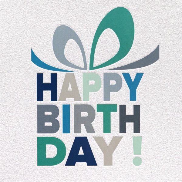 Geburtstag Bling Bling quadratische Glückwunschkarte mit Umschlag Happy Birthday Geschenk