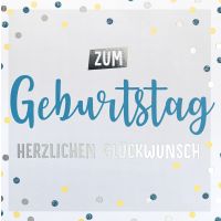 Geburtstag Bling Bling quadratische Glückwunschkarte...