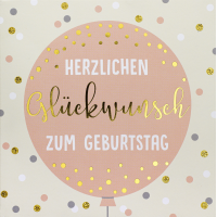 A Geburtstag Bling Bling quadratische...