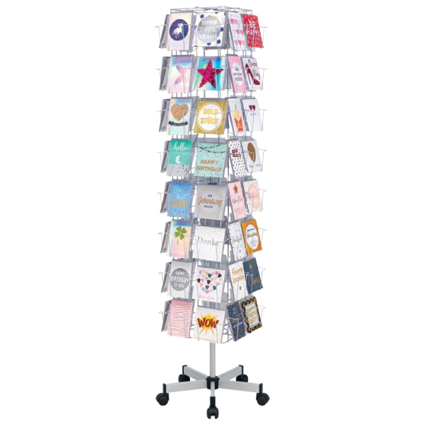 BlingBling Cards - Sortiment - 64 Dekore à 6 Stück - mit Drehständer