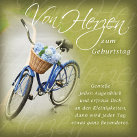 Geburtstag quadratische Glückwunschkarte mit...