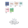 PER 778-1026 Lettering Design Collection - Glückwunschkarte mit Briefumschlag - Doppelkarte im Format 11,6 x 16,6 cm - Gutschein -  Motiv: "Gutschein"