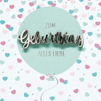 A Lettering Design Collection - Glückwunschkarte mit...