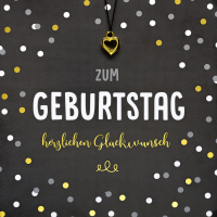 Geburtstag quadratische Glückwunschkarte mit...