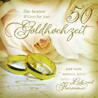 Goldhochzeit - Romantica - Quadratische...