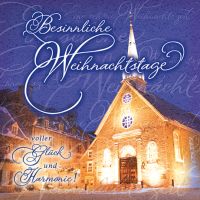 Weihnachten Romantica Quadratische Glückwunschkarte...