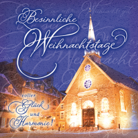 Weihnachten Romantica Quadratische Glückwunschkarte...