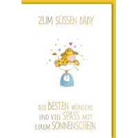Geburt Baby Freudiges Ereignis Karte mit Umschlag...