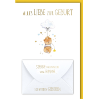 Geburt Baby Freudiges Ereignis Geldkarte Karte mit...