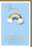 A - Taufe - Glückwunschkarte im Format 11,5 x 17 cm...