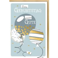 Geburtstag Glückwunschkarte mit Umschlag Drei...