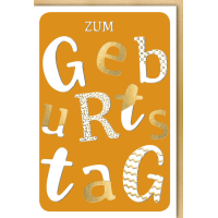 Geburtstag Glückwunschkarte mit Umschlag Zum...